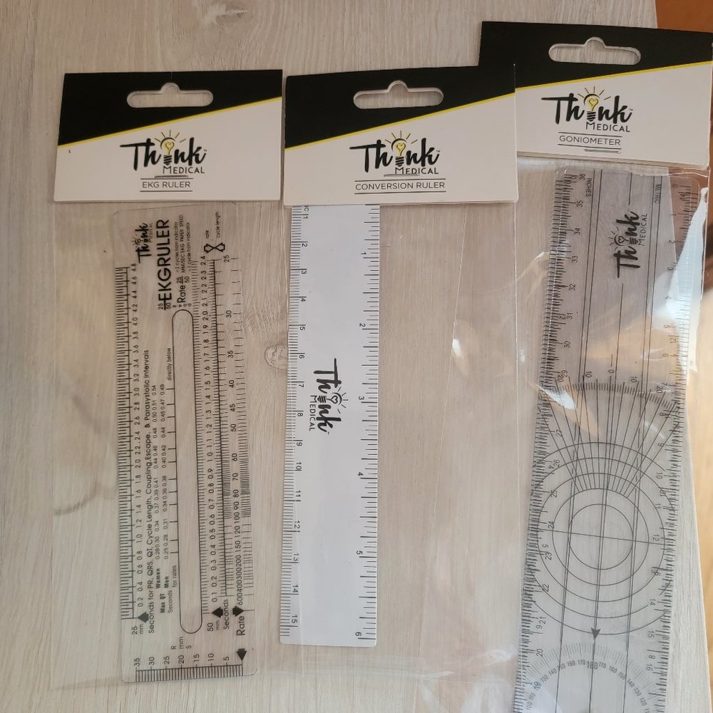 4 pack medical rulers